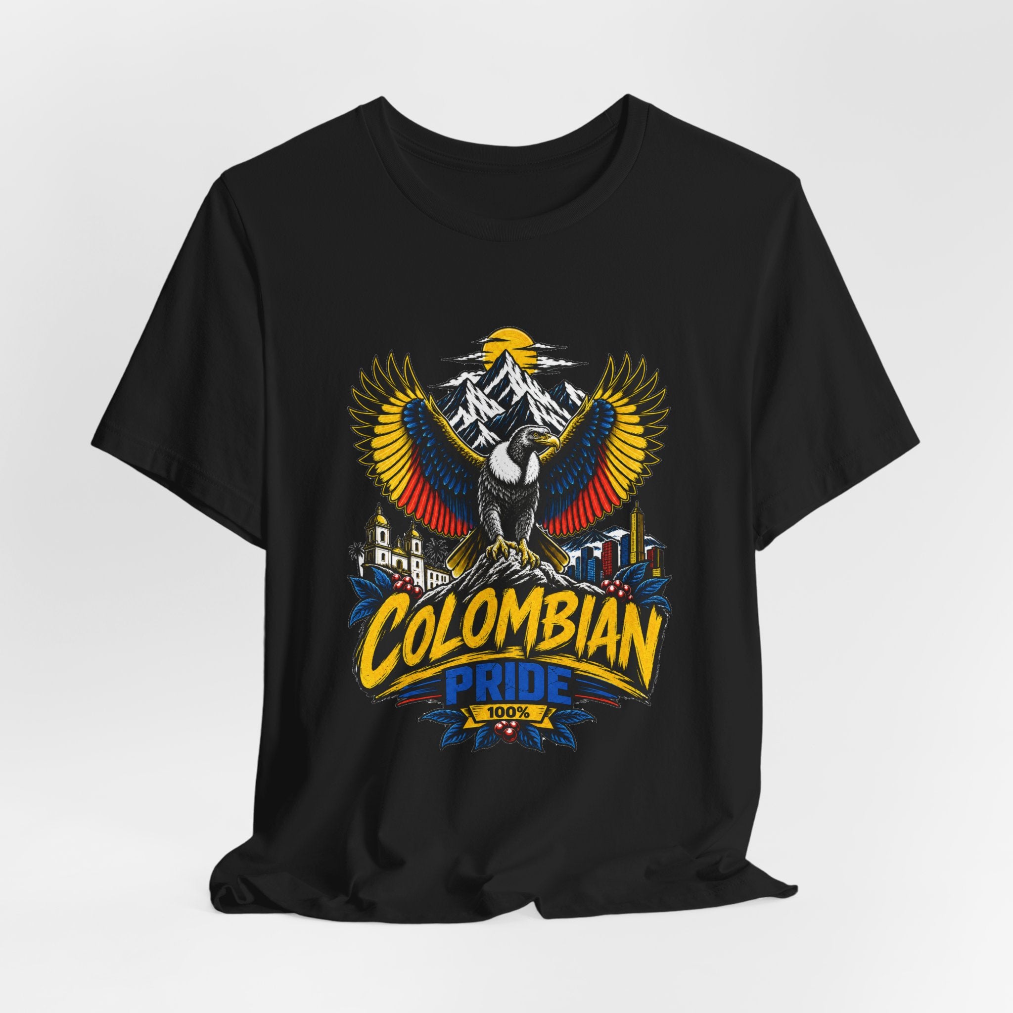 Colombian Pride Graphic T-Shirt | Colombia Heritage Tee